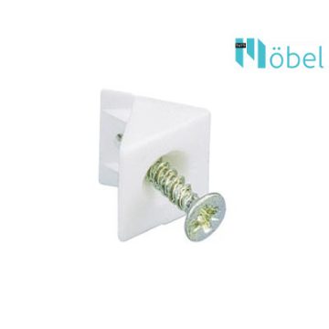 HETTICH 1075850 RV8 Back Panel Connector - white