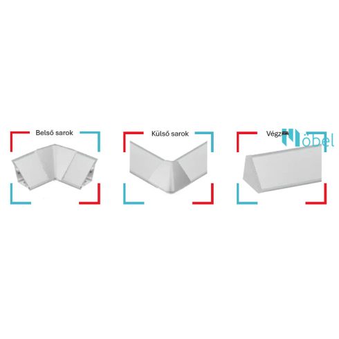1202 Dupla Klikk Alu vízvető, 4000 mm