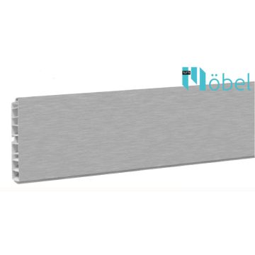 2100 PVC Lábazattakaró, 4000 mm, alum.