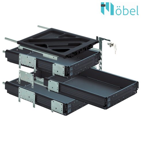 HETTICH 41062 CONT.SET 530/3xQD25 BLACK