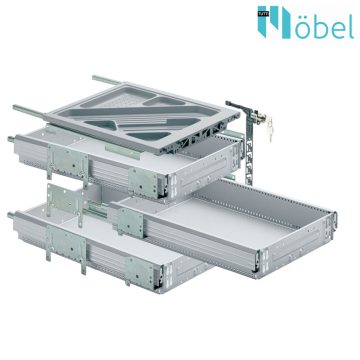 HETTICH 41064 CONT.SET 530/3xQD25 ALU-FI
