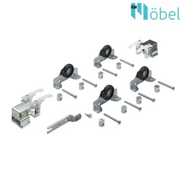 HETTICH 45076 TOP LINE1 SET 2-DOORS 50KG