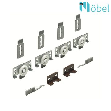 HETTICH 45234 SLIDE LINE56 SET 2-DOORS