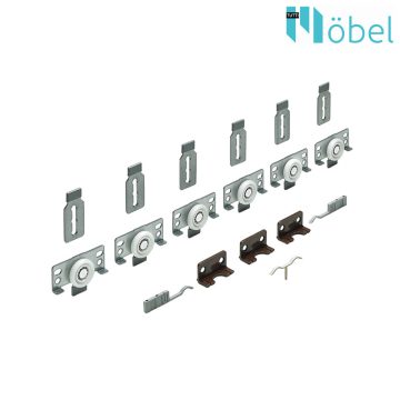 HETTICH 45235 SLIDE LINE56 SET 3-DOORS