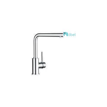   BLANCO MILA csaptelep, króm, magas nyomású, L alakú kifolyócső