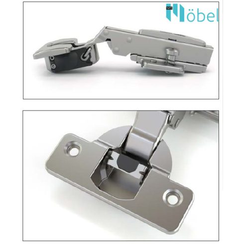 FGV OMNIA kivetőpánt, pántfejbe integrált fékkel, rázáródó, talp nélkül