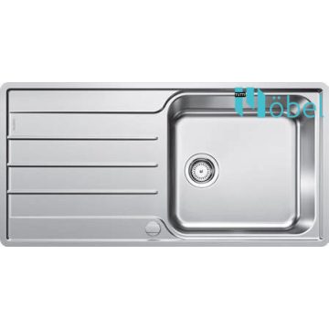  BLANCO LEMIS XL 6 S-IF mosogatótálca, forgatható, fényezett rozsdamentes acél, csaplyuk nélkül, excenter nélkül