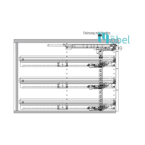 HETTICH 75941 DRAWING 1:1 LR32 3xKA EB392