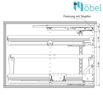 HETTICH 75946 DRAWING 1:1 LR32 KA/QD45 EB392