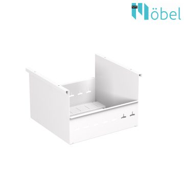 HETTICH 9011502 Card index box A4, narrow ped, alu.