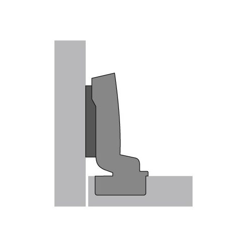 HETTICH SENSYS 8645 közézáródó fék nélküli kivetőpánt, talp nélkül