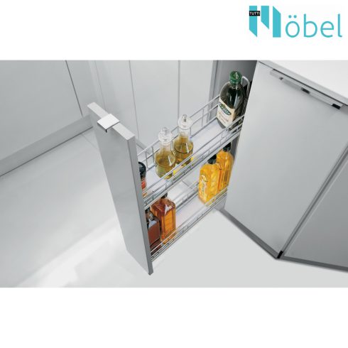 HETTICH 9077588 Cargo IQ 90 deg. Sil.Cabinet 150mm SA