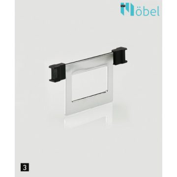 HETTICH 9079801 DIVIDER STYLE FRONT PULL-OUT CHROME