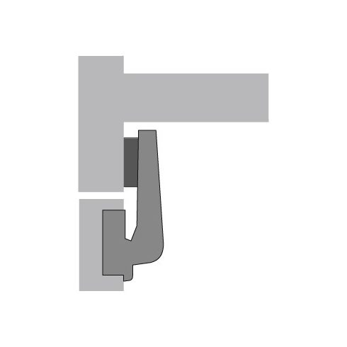 HETTICH SENSYS 8639 pillérpánt fék nélküli kivetőpánt, talp nélkül