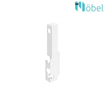   HETTICH INNOTECH ATIRA, duplafalú fiókrendszer hátfalrögzítő  fehér  H-144 mm jobb