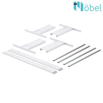 HETTICH 9243052 V-Set LDS frame module Bench   white DIV