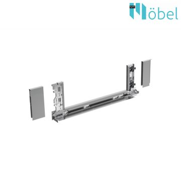   HETTICH 9257137 AVANTECH YOU Inlay oldalpanel rögzítő H-187 ezüst 500 mm bal