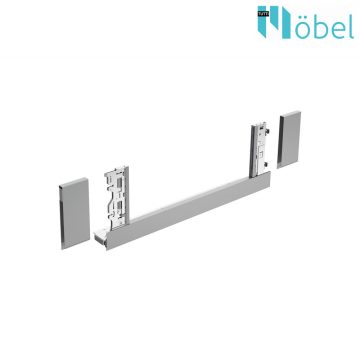   HETTICH 9257140 AVANTECH YOU Inlay oldalpanel rögzítő H-187 ezüst 550 mm jobb