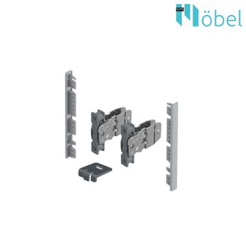   HETTICH 9257611 AVANTECH YOU Belső előlap rögzítő H-101 ezüst  