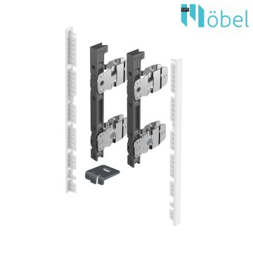   HETTICH 9257617 AVANTECH YOU Belső előlap rögzítő H-187 fehér  