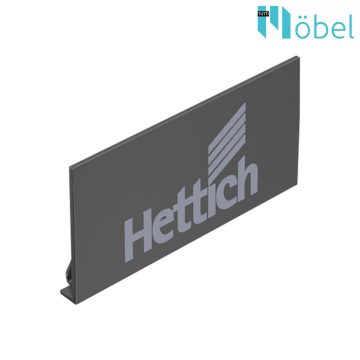   HETTICH 9257705 AVANTECH YOU Takarósapka, HETTICH logóval  antracit  