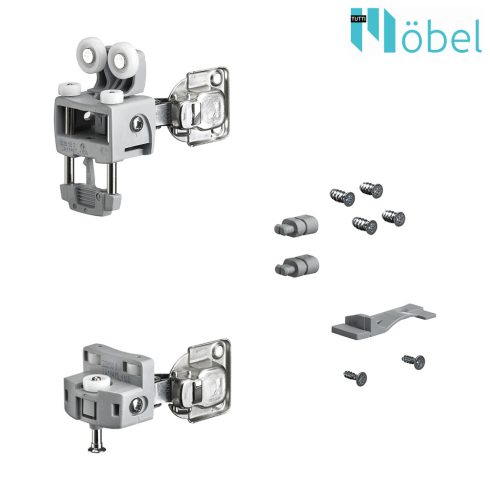 HETTICH 9278004 WLL Set RP+GP, SC, 12kg, rhs, grey