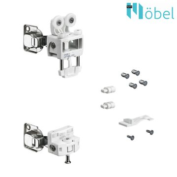 HETTICH 9278005 WLL Set RP+GP, SC, 12kg, lhs, white