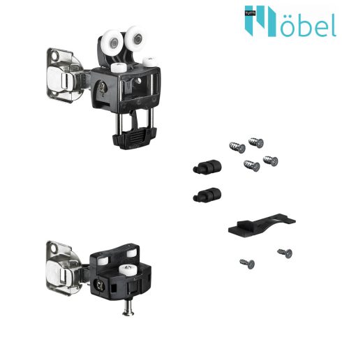 HETTICH 9278050 WLL Set RP+GP, SC, 12kg, lhs, black