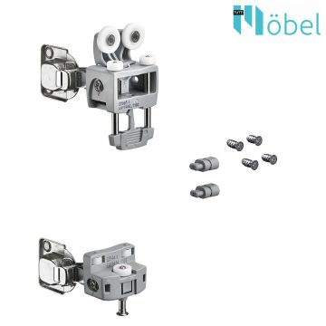 HETTICH 9278260 WLL Set RP+GP, 12kg, lhs, grey