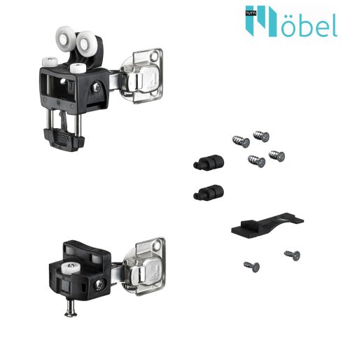 HETTICH 9278267 WLL Set RP+GP, SC, 12kg, rhs, black