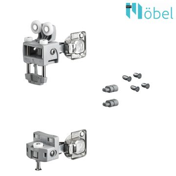 HETTICH 9278285 WLL Set RP+GP, 12kg, rhs, grey