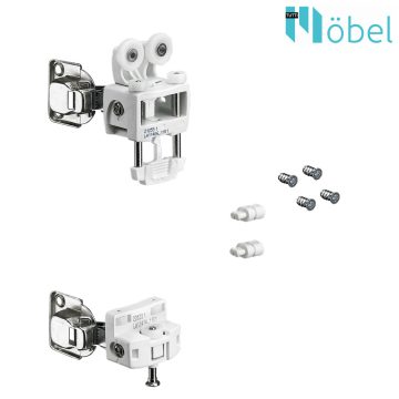 HETTICH 9278345 WLL Set RP+GP, 12kg, lhs, white