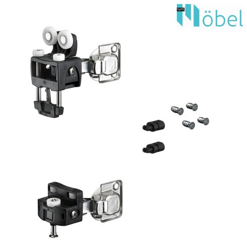 HETTICH 9278484 WLL Set RP+GP, 12kg, rhs, black