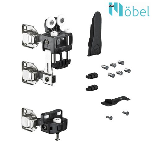 HETTICH 9278489 WLL Set RP+GP, SC, 25kg, lhs, black