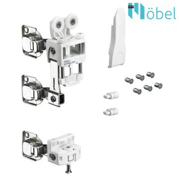 HETTICH 9278601 WLL Set LT+FT, 25kg, lks, weiß