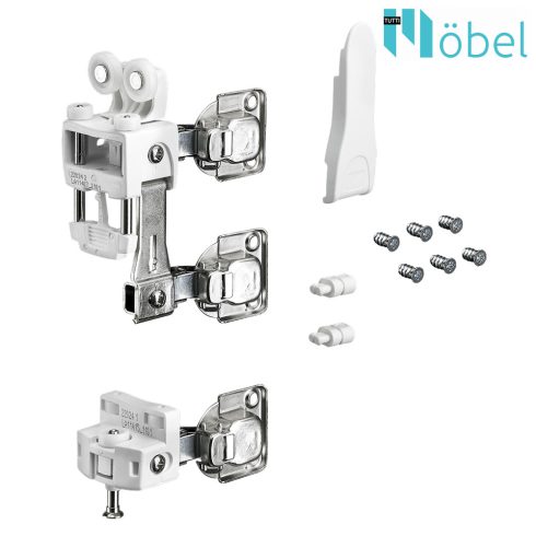 HETTICH 9278603 WLL Set RP+GP, 25kg, rhs, white