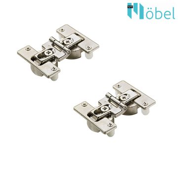 HETTICH 9278788 BAG SET WLL CH, Adjustable, Press In, 2x