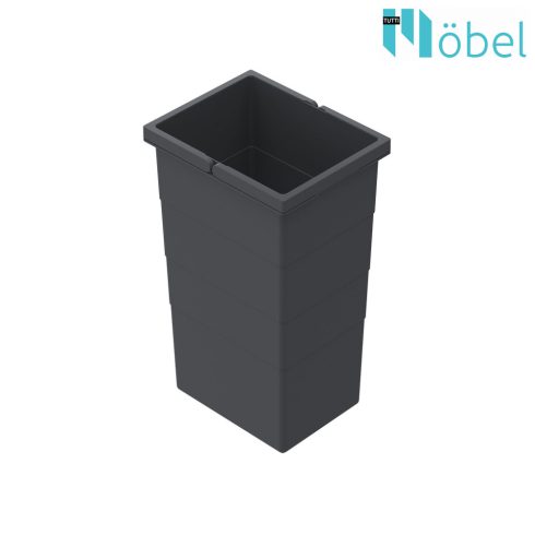 HETTICH 9279418 SINGLE BIN 13L CS DARK GREY      SE21707