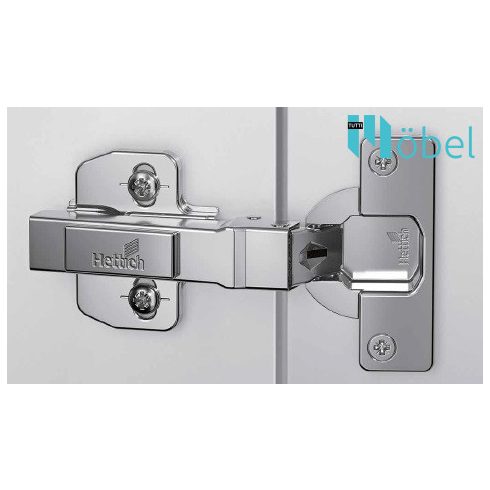 Hettich Novisys pánt, talp nélkül, rugó nélkül, közézáródó