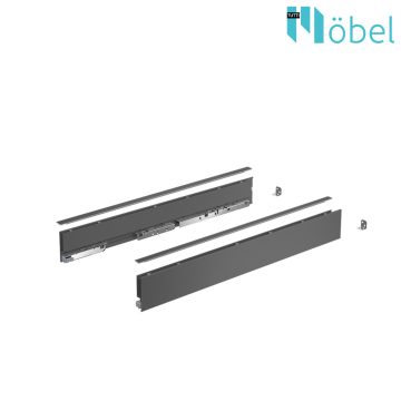   AVANTECH YOU BOKY V SADĚ V77 MM NL500 MM ANTRACITOVÁ (BEZ PŘÍCHYTEK ČELA)