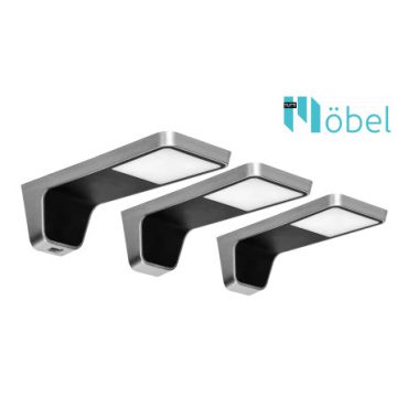   NELA LED lámpa, fekete/természetes fehér 3 db-os készlet, trafóval