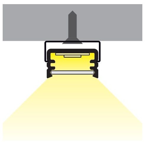 LED profil SLIM - natúr