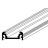 LED profil SURFACE - fekete
