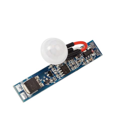 LED profilba építhető PIR mozgásérzékelős kapcsoló szürkületérzékelővel