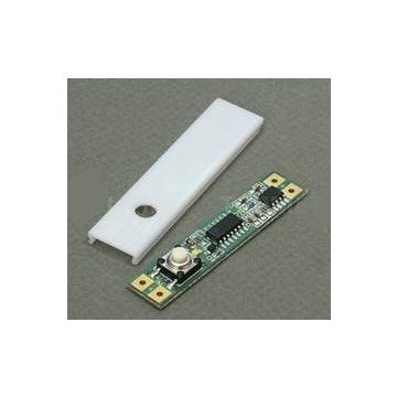 Nyomógombos kapcsoló LED profilba, takaróprofillal