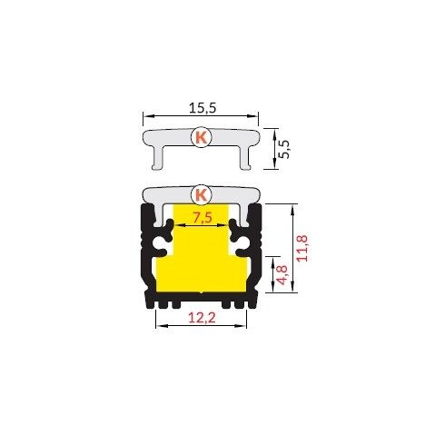 Takaróprofil FLOOR