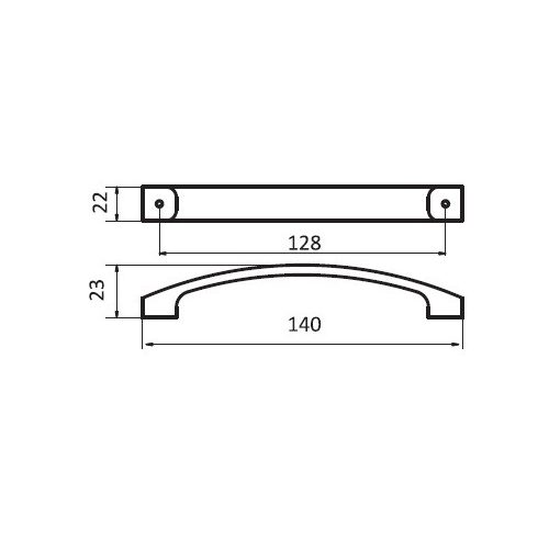 Fog. B10/128 mm, króm