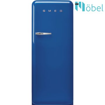   SMEG retro hűtő/fagyasztó, kék, jobb oldali pánt, D energiaosztály