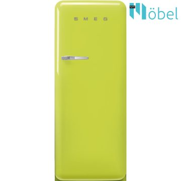   SMEG retro hűtő/fagyasztó, lime zöld, jobb oldali pánt, D energiaosztály