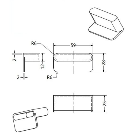Műanyag farugó tartó